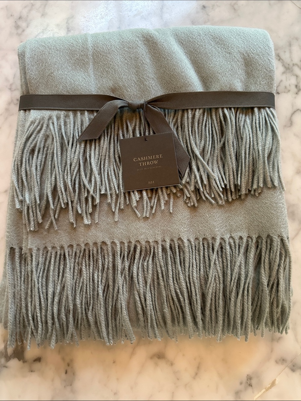RH Cashmere Throw. 50' x 70'. NWT